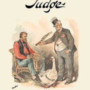 Judge: The Goose That Lays the Golden Eggs by Bernhard Gillam - Art Print