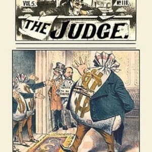 Judge: Walking Moneybag by Grant Hamilton - Art Print