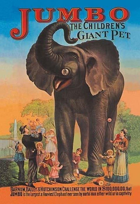 Jumbo - The Children's Giant Pet - Art Print