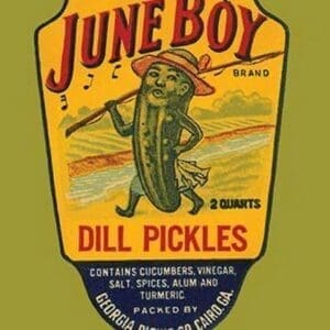 June Boy Dill Pickles - Art Print