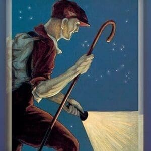 Keep Your Eyes on the Stars and the Your Feet on the Ground by Wilbur Pierce - Art Print