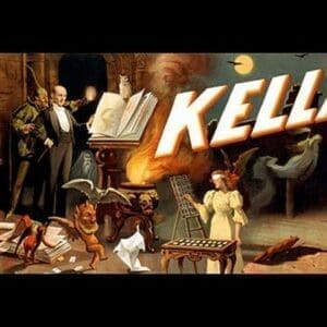 Kellar - Menagerie of Tricks by Strobridge Co - Art Print