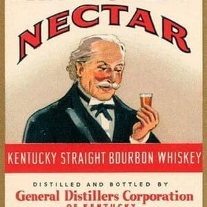 Kentucky Nectar Straight Bourbon Whiskey - Art Print