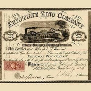 Keystone Zinc Company - Art Print