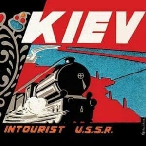 Kiev - Intourist U.S.S.R. by Nemuchin #2 - Art Print