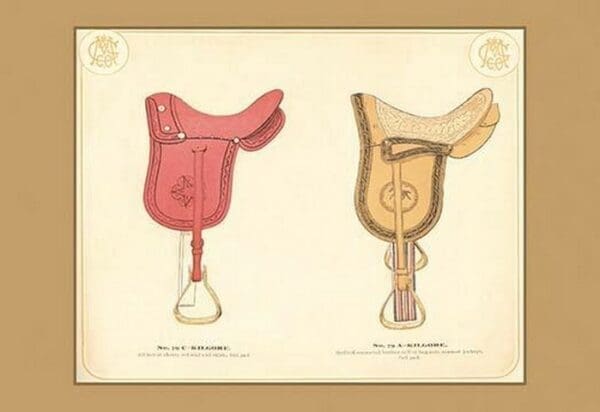 Kilgore Saddles - Art Print