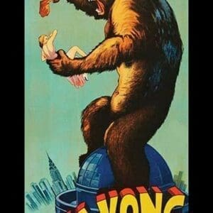 King Kong on the Empire State Building 1933 - Art Print