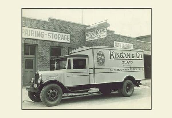 Kingan's Meat Truck - Art Print