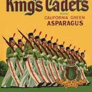 King's Cadets California Green Asparagus - Art Print