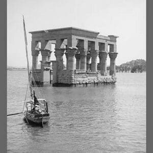 Kiosk at Philae by American Colony in Jerusalem Photograhic Department - Art Print