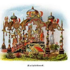 Knighthood - Mardi Gras Parade Float Design - Art Print