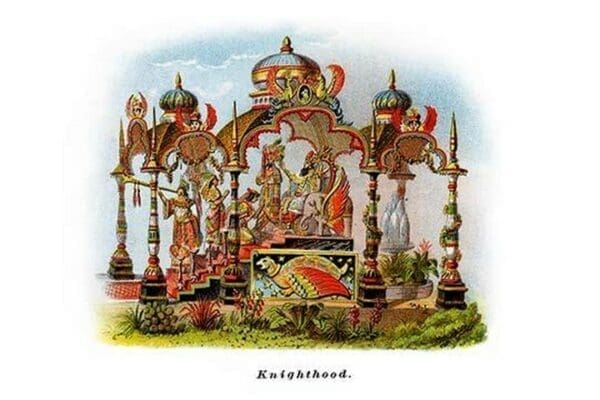 Knighthood - Mardi Gras Parade Float Design - Art Print