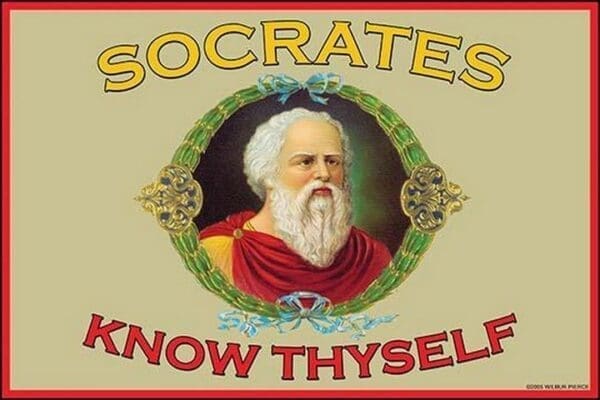 Know Thyself by Socrates - Art Print