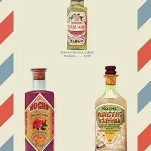 Koch's Face Creams - Art Print