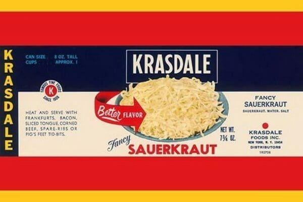 Krasdale Fancy Sauerkraut - Art Print