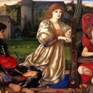 La Chant d'Amour; The song of Love by Edward Burne-Jones - Art Print