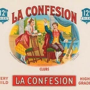 La Confession Cigars - Art Print