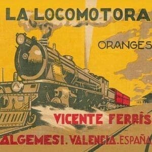 La Locomotora Oranges - Art Print