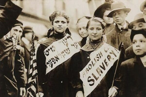 Labor Day Parade of Jewish Girls - Art Print