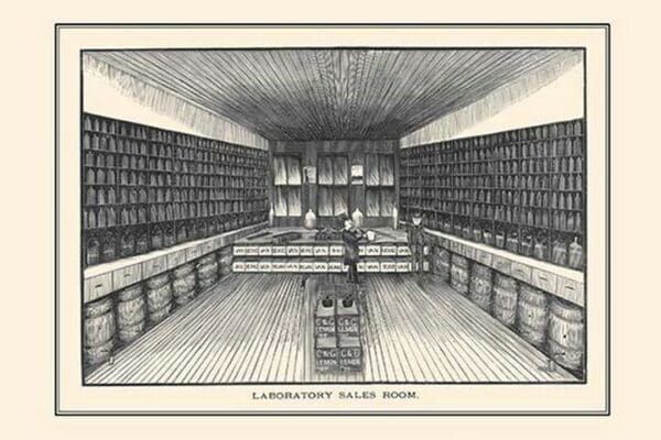 Laboratory Sales Room - Art Print