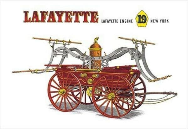 Lafayette: Lafayette Engine 19 New York by Harold Vincent Smith - Art Print