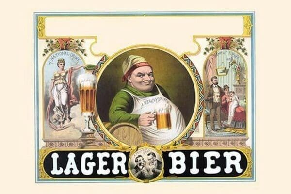 Lager Beer by Mensing & Stecher - Art Print