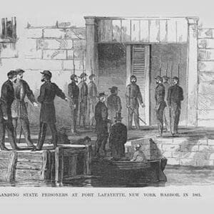 Landing Prisoners at Fort LaFayette