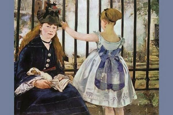 Le Chemin de fer by Eduard Manet - Art Print