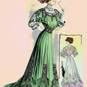 Le Costume Royals: Emerald Charm - Art Print