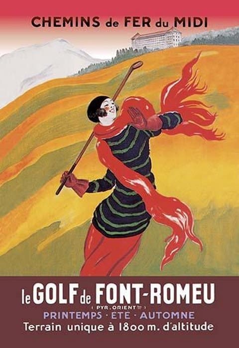 Le Golf de Fon-Romeu by Leonetto Cappiello - Art Print