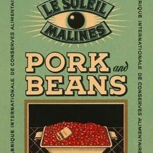 Le Soleil Malines - Pork & Beans - Art Print