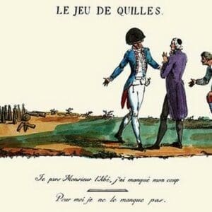 Le jeu de quilles - Art Print