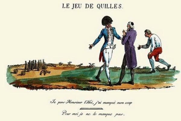 Le jeu de quilles - Art Print