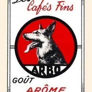 Les Cafes Fins - Arbo - Art Print