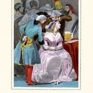 Let them Drink Beer - Marie Antoinette by Wilbur Pierce - Art Print