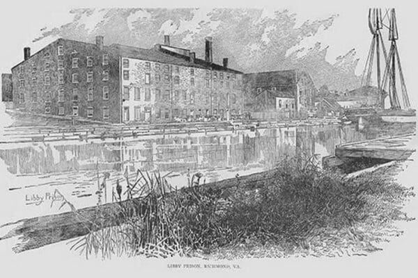 Libby Prison - River View by Frank Leslie - Art Print