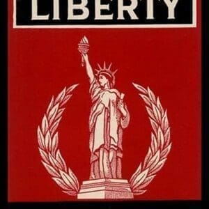 Liberty Boom Label - Art Print