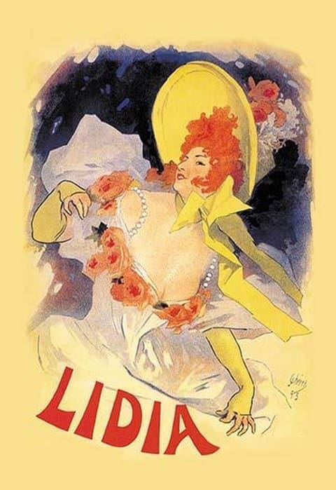 Lidia by Jules Cheret - Art Print