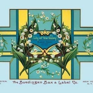 Lily of the Valley Soap by Buedingen Box & Label Co. - Art Print