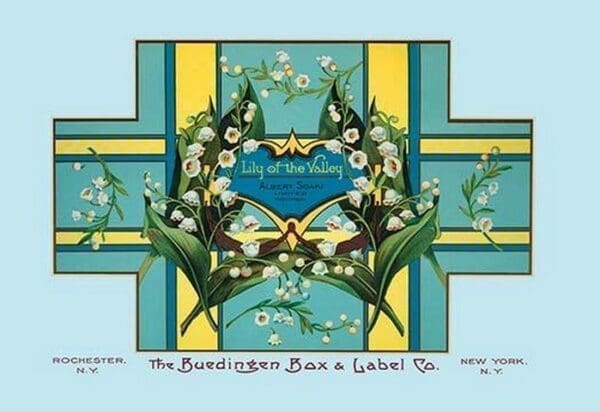 Lily of the Valley Soap by Buedingen Box & Label Co. - Art Print