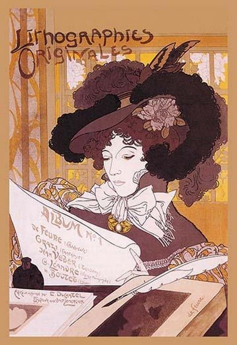 Lithographes Originales by Georges De Feure - Art Print