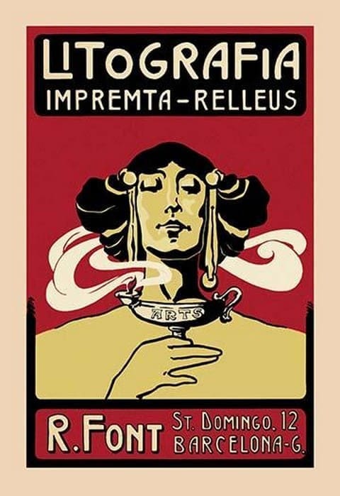 Litografia Impremta-Relleus - Art Print