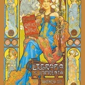 Litografia e Imprenta by Josep Aluma - Art Print