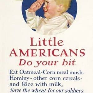 Little Americans: Do Your Bit by Cushman Parker - Art Print