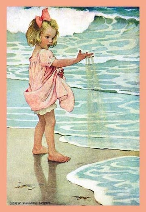 Little Drops by Jessie Willcox Smith - Art Print