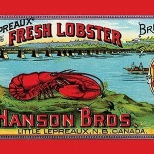 Little Lepreaux Fresh Lobster - Art Print