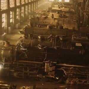 Locomotive Factory Floor - Art Print