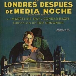 London After Midnight 'Londres despues de Media Noche' - Art Print