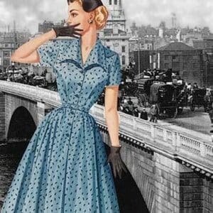 London Bridge Frock II by Sara Pierce - Art Print