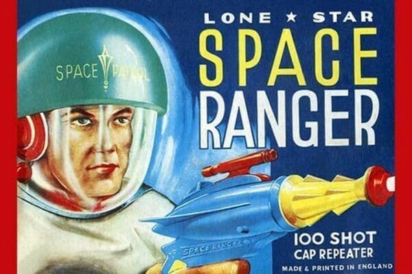 Lone Star Space Ranger 100 Shot Cap Repeater - Art Print